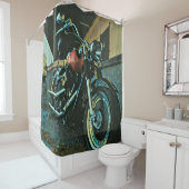 Bikergeschenke Duschvorhang (Beispiel)