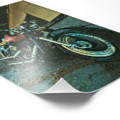 Bikergeschenke Fotodruck (Ecke)