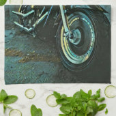 Bikergeschenke Geschirrtuch (Gefaltet)