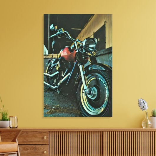 Bikergeschenke Leinwanddruck (Insitu (Wohnzimmer))