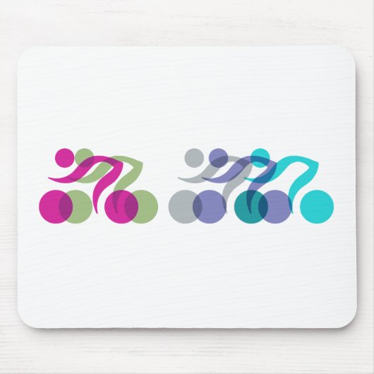 Bikergruppe Mousepad (Vorne)