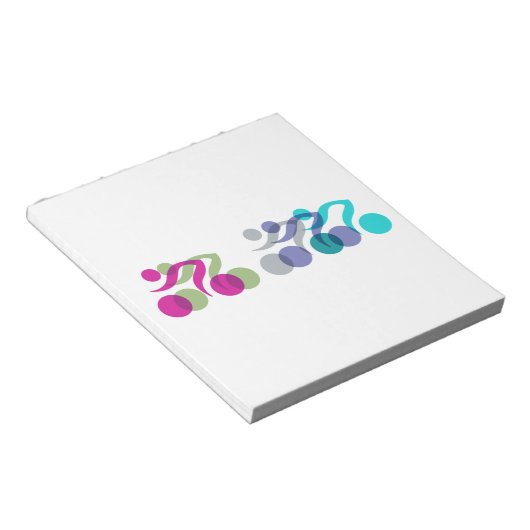 Bikergruppe Notizblock (angewinkelt)