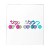 Bikergruppe Notizblock (Vorderseite)