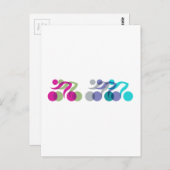 Bikergruppe Postkarte (Vorne/Hinten)