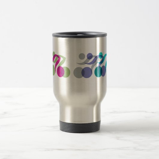 Bikergruppe Reisebecher (Mittel)