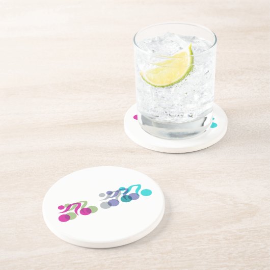 Bikergruppe Sandstein Untersetzer (Seite)