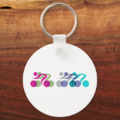 Bikergruppe Schlüsselanhänger (Vorderseite)