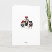 Bikerhunde zum Geburtstag Karte (Rückseite)