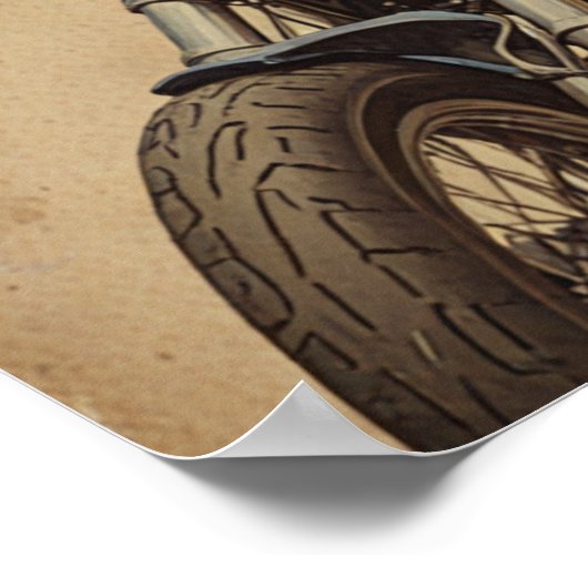 Bikerin Poster (Ecke)