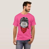 Bikerkatze - Motorrad-Chopper T-Shirt (Vorne ganz)