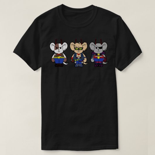Bikermäuse aus Mars Chibi T-Shirt (Design vorne)