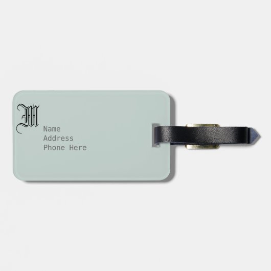 Bikerreise-Beutel Gepäckanhänger (Rückseite horizontal)