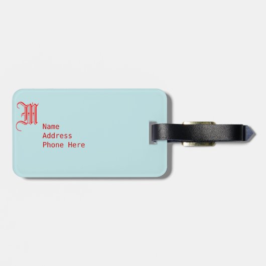 Bikerreise-Beutel Gepäckanhänger (Rückseite horizontal)