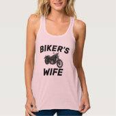 BIKERS EHEFRAU LADIES MOTORRADFAHRZEUG-T - SHIRT (Vorderseite)