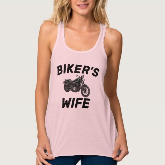 BIKERS EHEFRAU LADIES MOTORRADFAHRZEUG-T - SHIRT (Vorderseite)