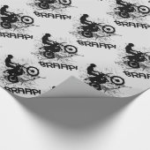 Bikers Motocross Dirt Bikers Mud Spritzer Braap! Geschenkpapier (Ecke)