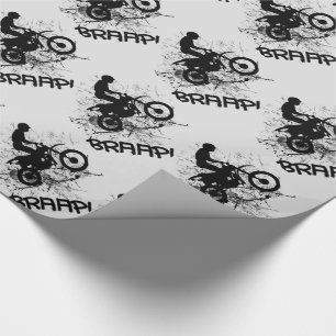 Bikers Motocross Dirt Bikers Mud Spritzer Braap! Geschenkpapier