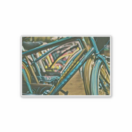 Bikes Artwork Aufkleber (Vorderseite)