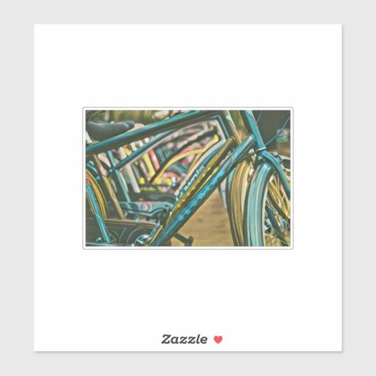 Bikes Artwork Aufkleber (Blatt)