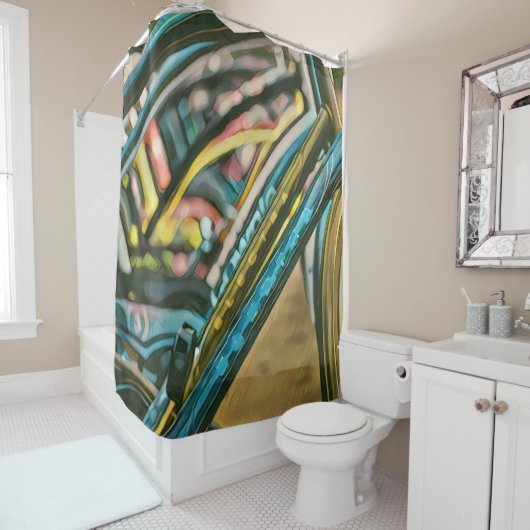 Bikes Artwork Duschvorhang (Beispiel)