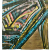 Bikes Artwork Duschvorhang (Vorderseite)