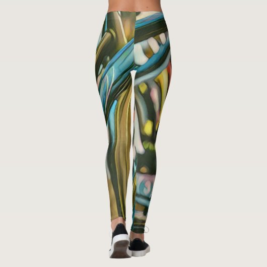 Bikes Artwork Leggings (Rückseite)