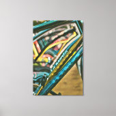 Bikes Artwork Leinwanddruck (Vorderseite)