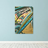 Bikes Artwork Leinwanddruck (Insitu (Holzboden))