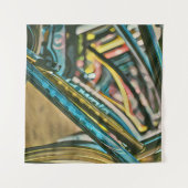 Bikes Artwork Wandteppich (Vorderseite (Horizontal))