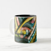Bikes Artwork Zweifarbige Tasse (Vorderseite Links)