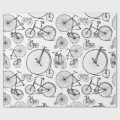Bikes & Bicycle CUSTOM BG FARBE Geschenkpapier (Flach)