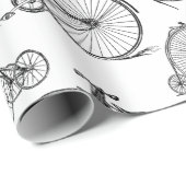 Bikes & Bicycle CUSTOM BG FARBE Geschenkpapier (Rolleneckpunkt)