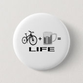 Bikes & Bier! Button (Vorderseite)
