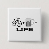 Bikes & Bier! Button (Vorderseite)