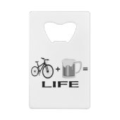 Bikes & Bier! Geldbeutel Flaschenöffner (Rückseite)