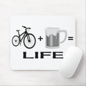 Bikes & Bier! Mousepad (Mit Mouse)
