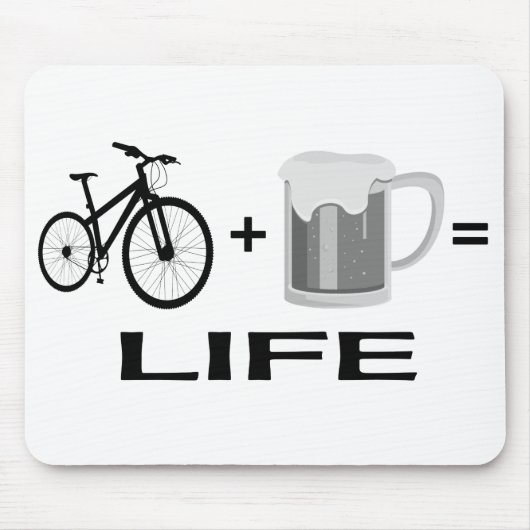 Bikes & Bier! Mousepad (Vorne)