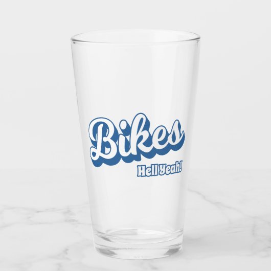 Bikes Hell Yeah! Glas (Vorderseite)