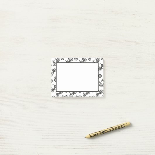 Bikes Post-It Notes Klebezettel (Auf Schreibtisch)