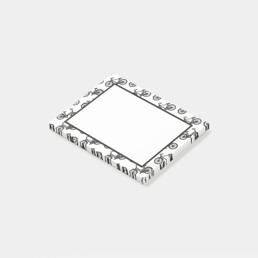 Bikes Post-It Notes Klebezettel (angewinkelt)