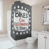 Bikes Review 5 Stars Duschvorhang (Beispiel)