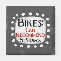 Bikes Review 5 Stars Kühlschrank Magnet
