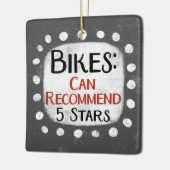Bikes Review 5 Stars Ornament (Links)