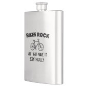 Bikes Rock und ich kann es wissenschaftlich beweis Flachmann (Links)