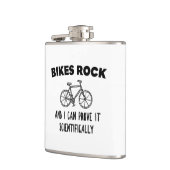 Bikes Rock und ich kann es wissenschaftlich beweis Flachmann (Links)