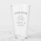 Bikes Rock und ich kann es wissenschaftlich beweis Glas (Rückseite)