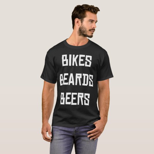 Bikes und Bier T-Shirt (Vorne ganz)