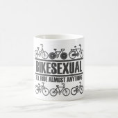 Bikesexual - Funny Bicycle und Biking Kaffeetasse (Mittel)