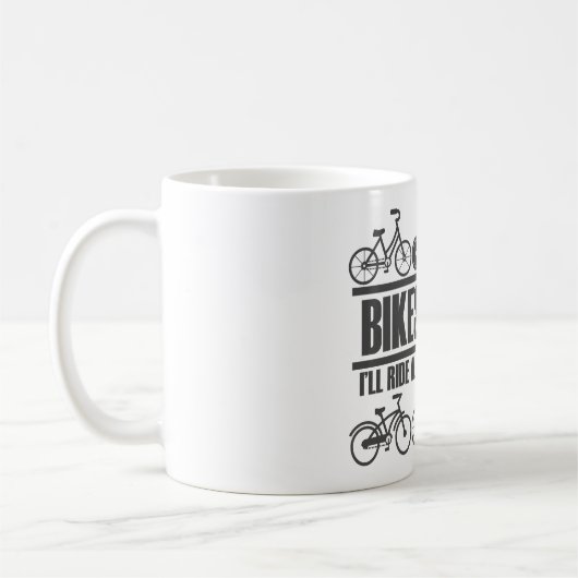 Bikesexual - Funny Bicycle und Biking Kaffeetasse (Links)