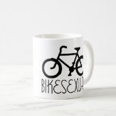 Bikesexual Radfahrer-Fahrrad-Fahrrad-Tasse Kaffeetasse (VorderseiteRechts)